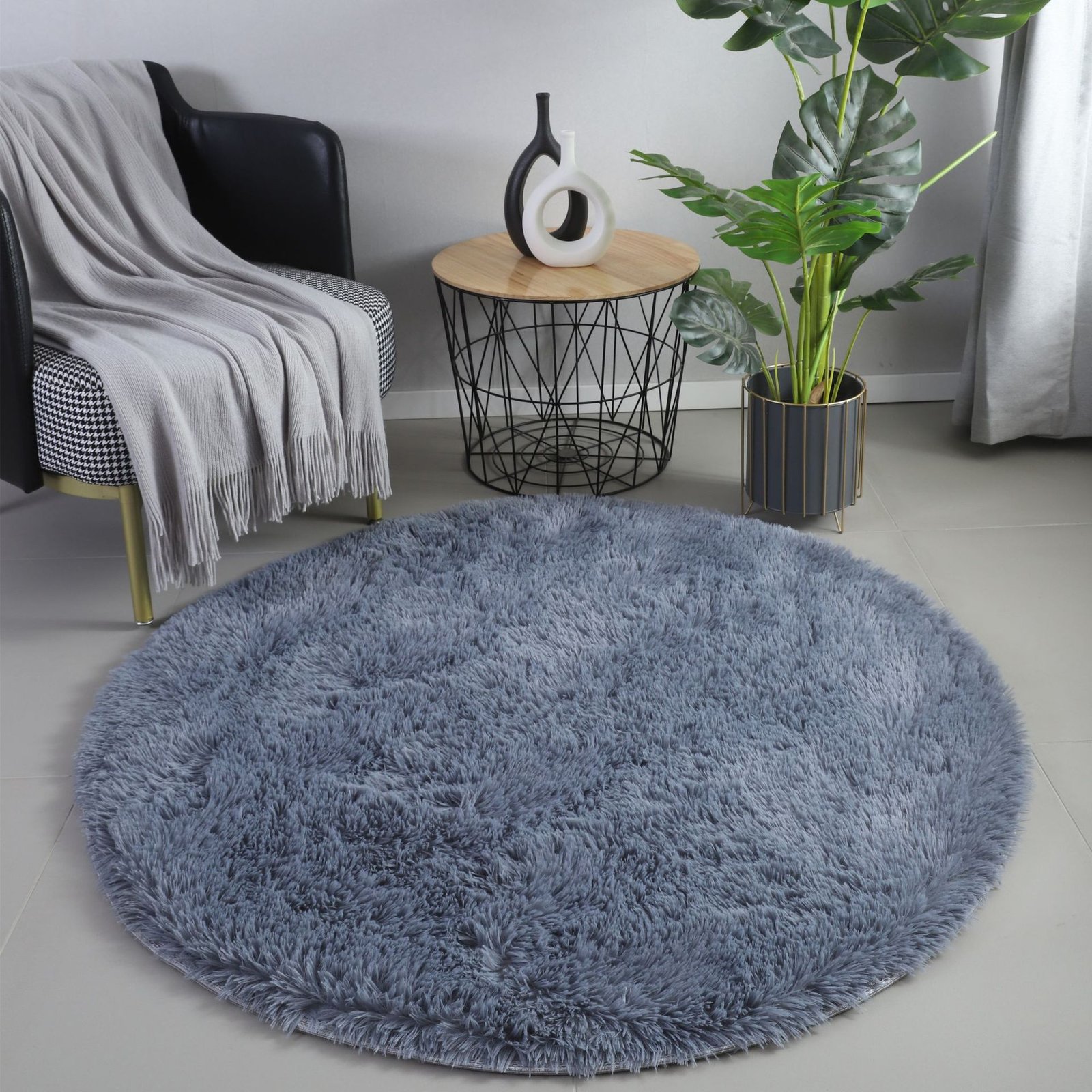 Round Solid Color PV Carpet (1)