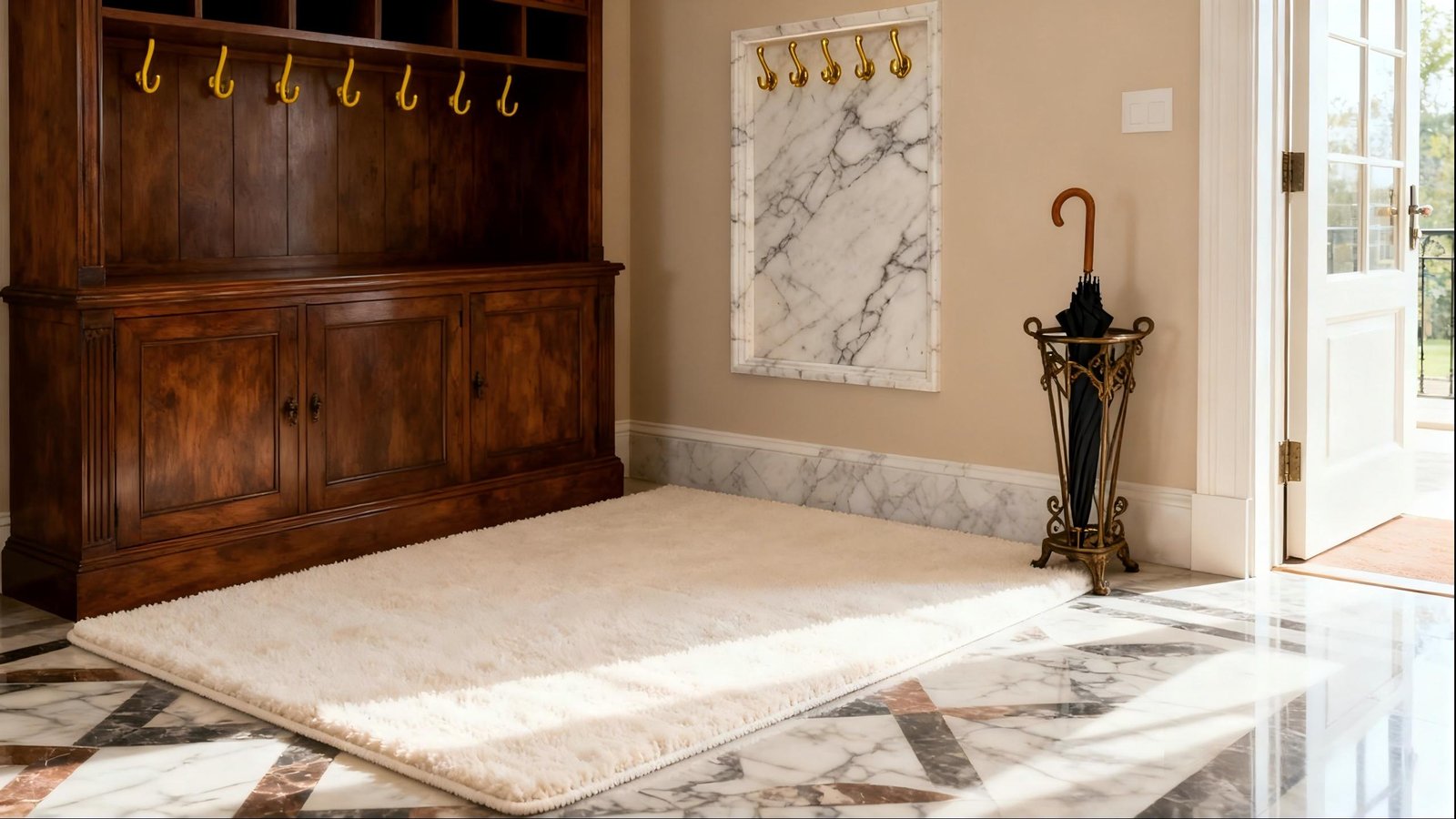 PV velvet rugs modern interior (3)