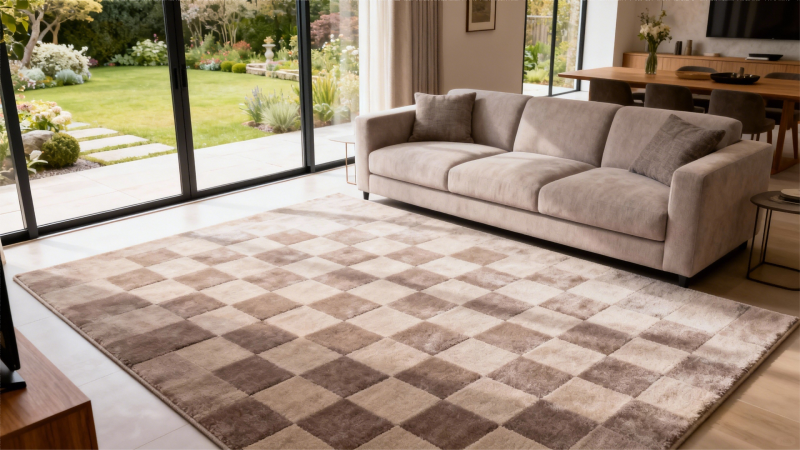 modern PV velvet rug designs (2)