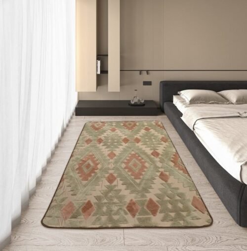 Bedroom jacquard rug (7)