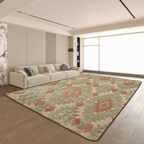 Living room jacquard rug (7)