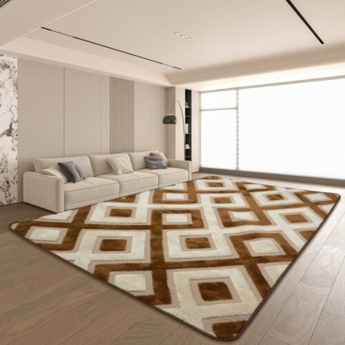 Living room jacquard rug (8)
