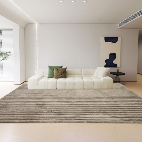 faux rabbit fur rug (1)